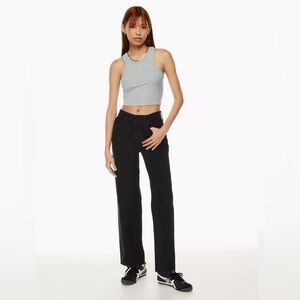 Aritzia Black Wide Leg Jeans